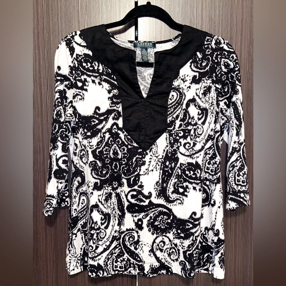 Ralph Lauren 3/4 Sleeve Top